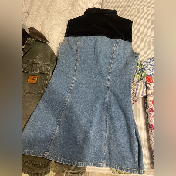 Vintage denim dress - Picture 2 of 9